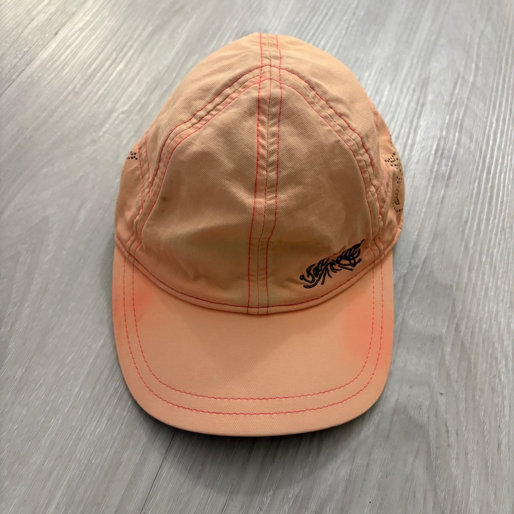 Salt Life Cap Coral Nylon Performance Hat Adjustable Strapback Turtle Logo Cap